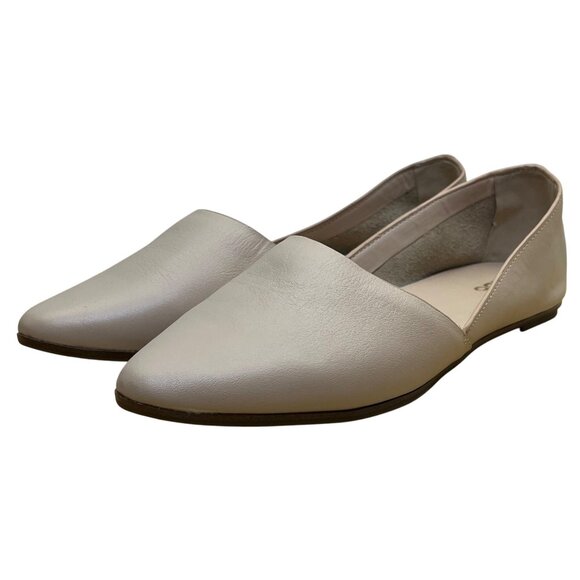 Aldo Women’s Nude Pink Genuine Leather Slip-On Ballet Sternatia Flats Size 10 - Picture 3 of 8